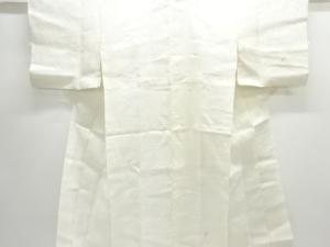 アンティーク　本麻透かし織　波模様長襦袢